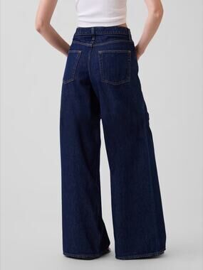 GAP Low Slung Extra Baggy Jeans Dark Rinse Size 4/27 Regular